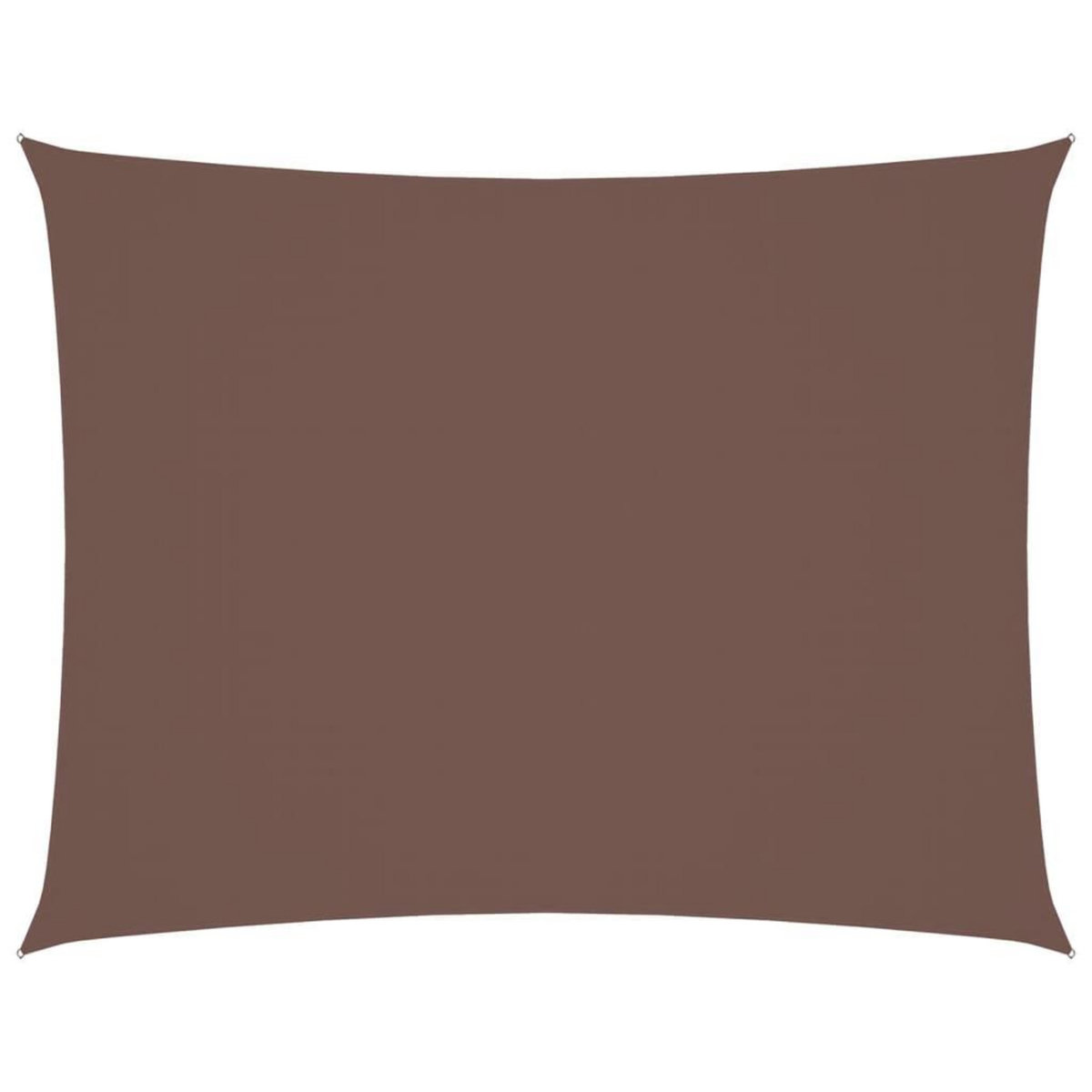 VIDAXL Voile de parasol tissu oxford rectangulaire 2,5x4 m marron