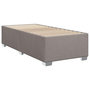 Voir la diapositive 3 : VIDAXL Cadre de lit sans matelas taupe 100x200 cm tissu
