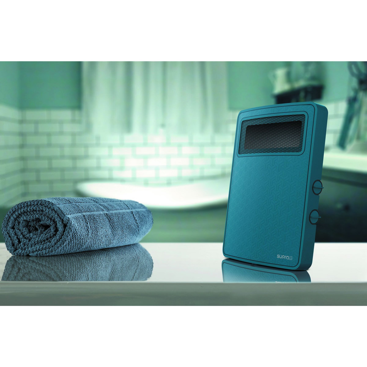 Supra Chauffage soufflant 2000w bleu - etno graphik bleu capri