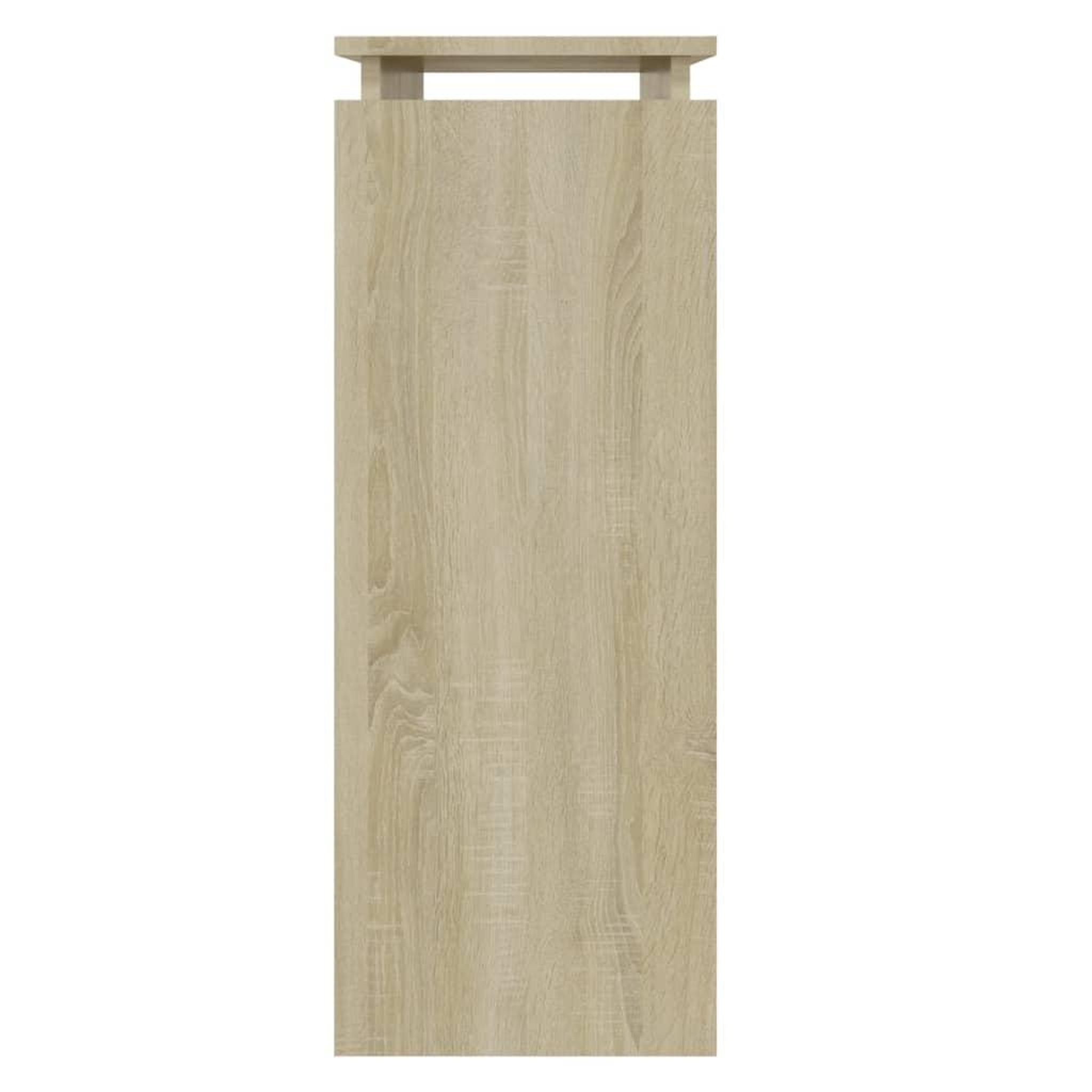 Voir la diapositive 5 : VIDAXL Table console chene sonoma 80x30x80 cm bois d'ingenierie