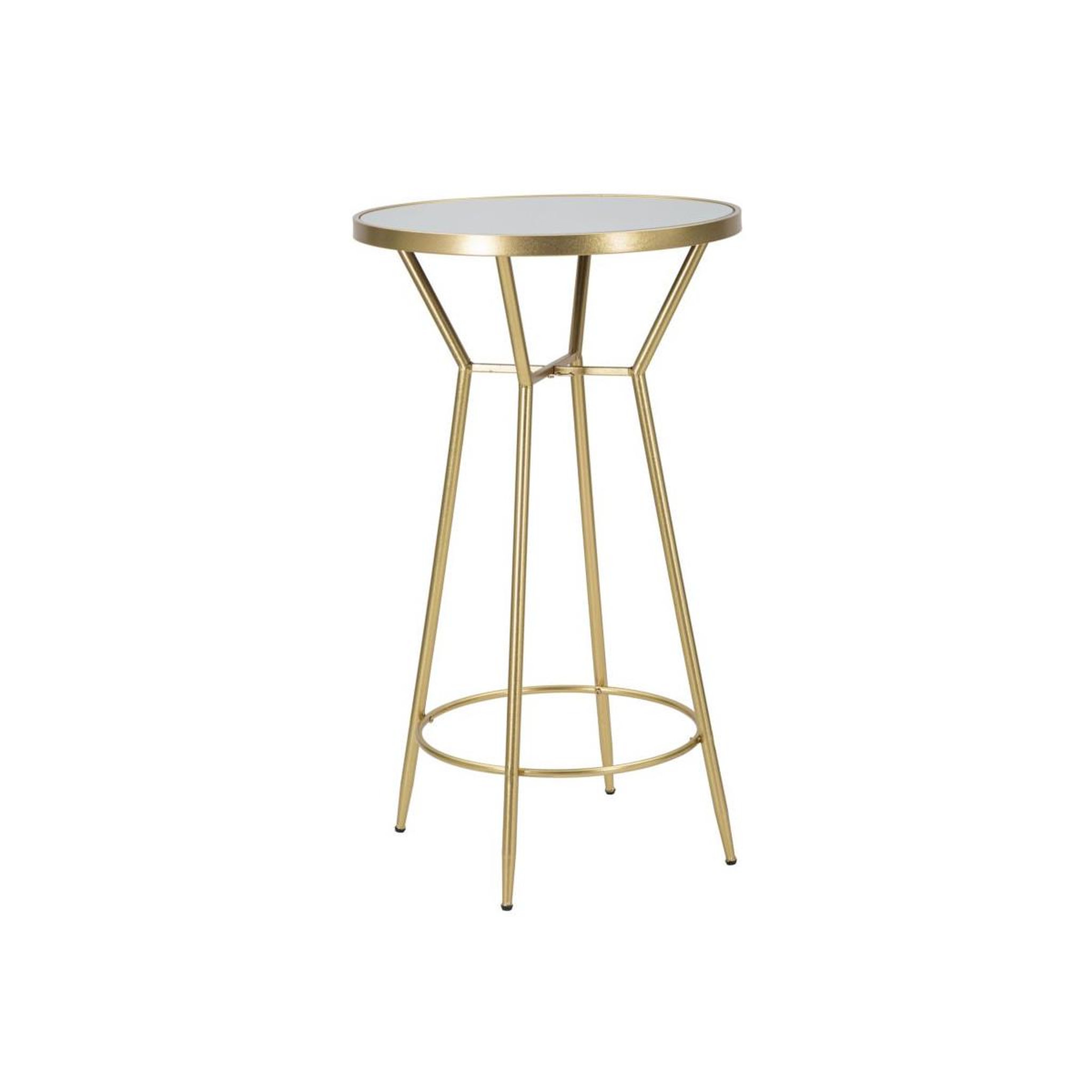 Paris Prix Table de bar miroir  circle  105cm or