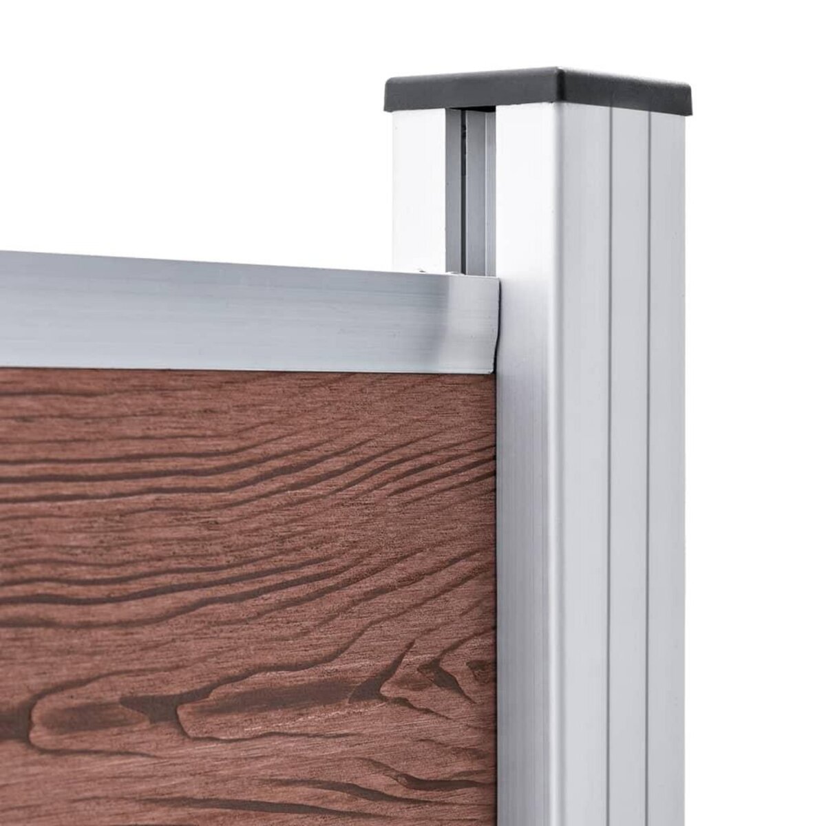 VIDAXL Panneau de cloture WPC 175x146 cm Marron