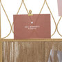 Voir la diapositive 2 : ATMOSPHERA Porte-photos en Métal  Lindsay  60cm Or