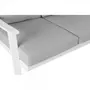 MARKET24 Canapé de jardin DKD Home Decor Gris Verre Polyester Aluminium (212 x 212 x 86 cm)