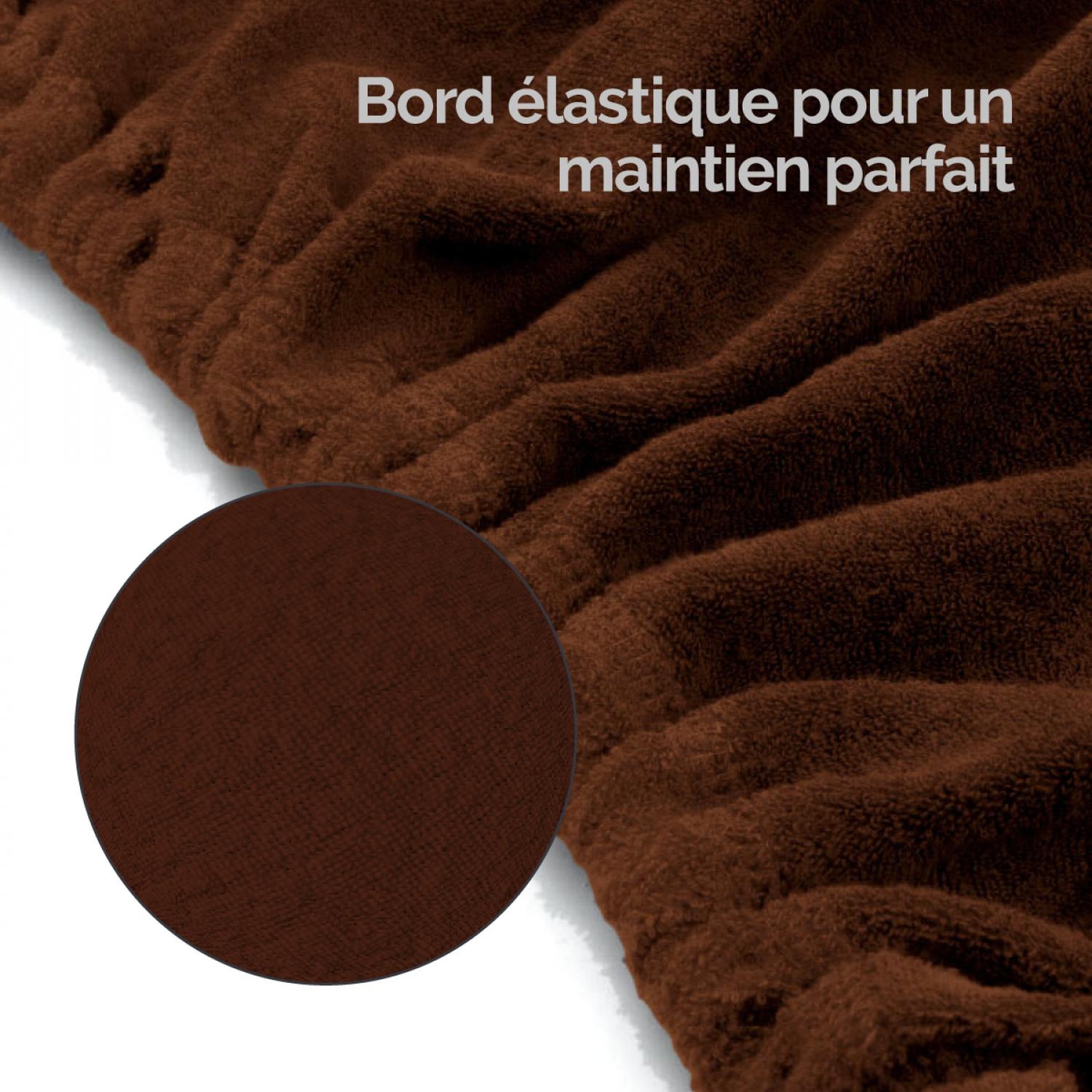 Voir la diapositive 4 : VIVEZEN Drap housse de protection en éponge pour coussin demi-rond 66 cm x 22 cm x 12 cm de table de massage