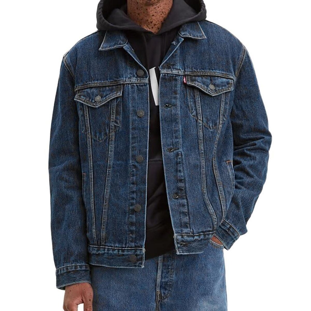 Veste en jean Bleu fonc Homme Levi s 723 pas cher Auchan