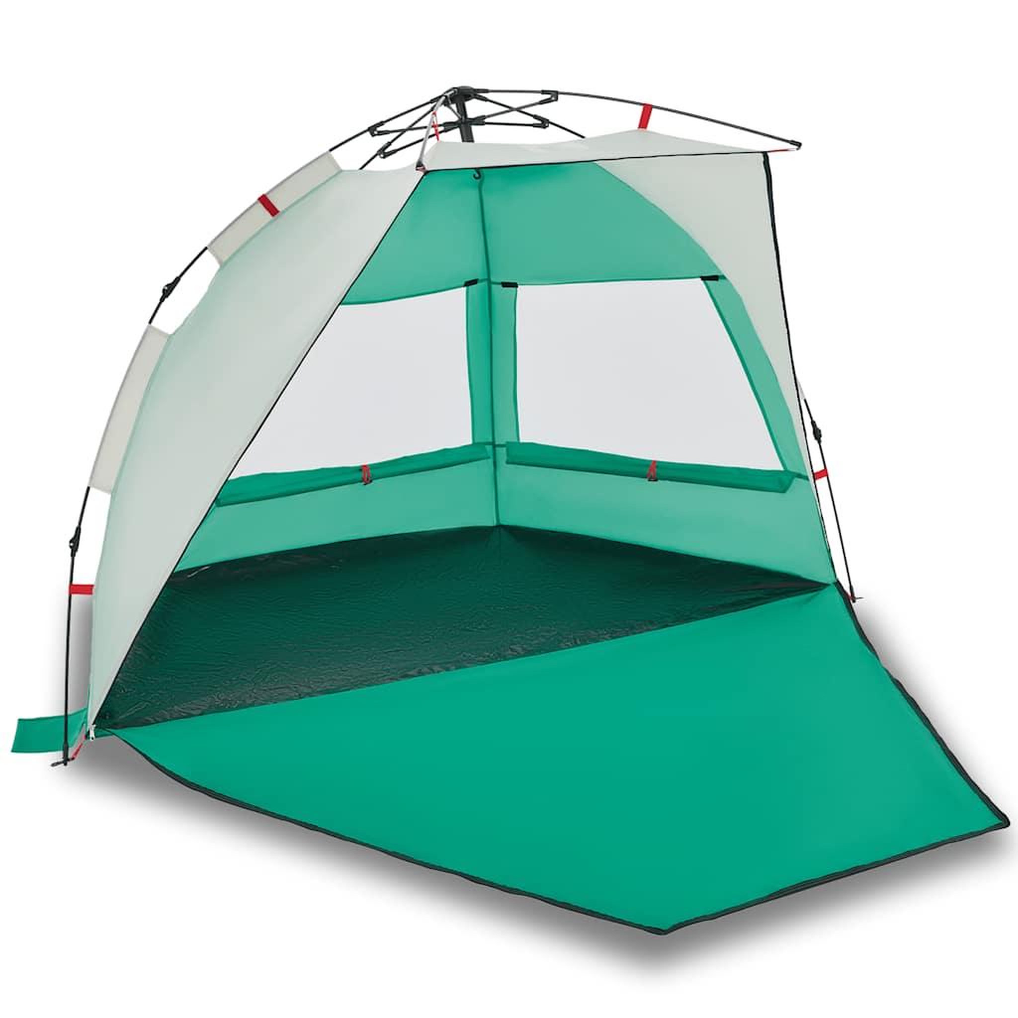 Voir la diapositive 2 : VIDAXL Tente de plage 2 personnes liberation rapide impermeable