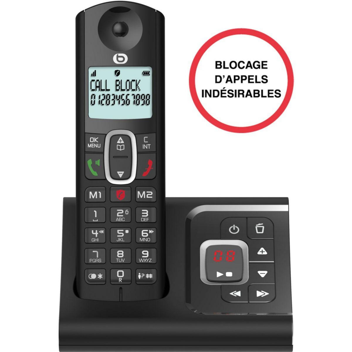 ESSENTIEL B Téléphone sans fil Tribu solo-R V3