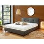 Voir la diapositive 1 : Ensemble matelas 140x190m + lit double adulte avec sommier et  tête de lit RAPHAEL