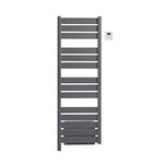 Acova Sèche-serviettes électrique soufflant – Madras Air gris anthracite – 750 + 1000 W – 151,7 x 50 cm