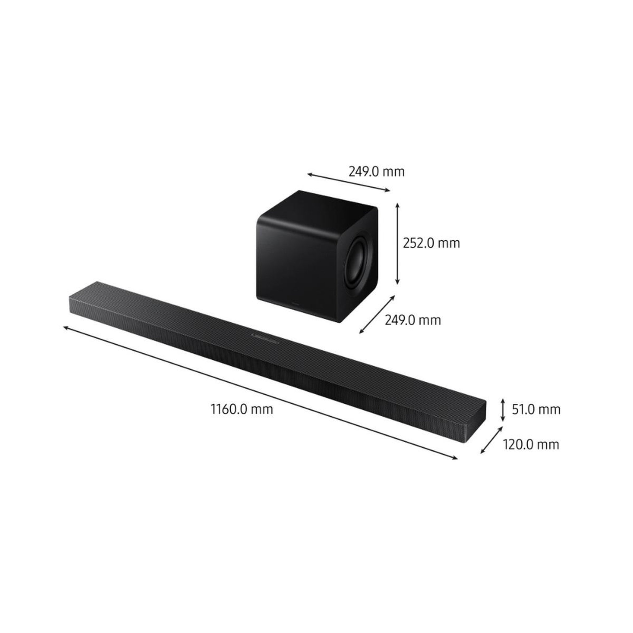 Voir la diapositive 6 : Samsung Barre de son hw-qs710f