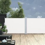 VIDAXL Auvent lateral retractable Creme 120 x 1000 cm