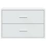 Voir la diapositive 4 : VIDAXL Armoire avec 2 tiroirs blanc 60x31x40 cm bois d ingénierie