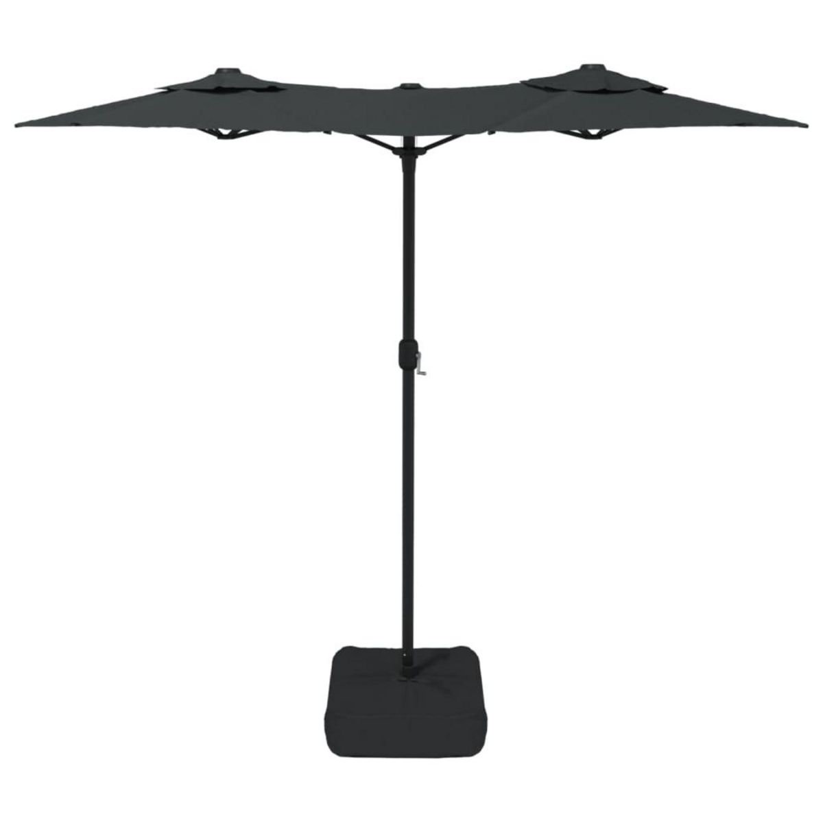 VIDAXL Parasol de jardin a double tete anthracite 316x240 cm