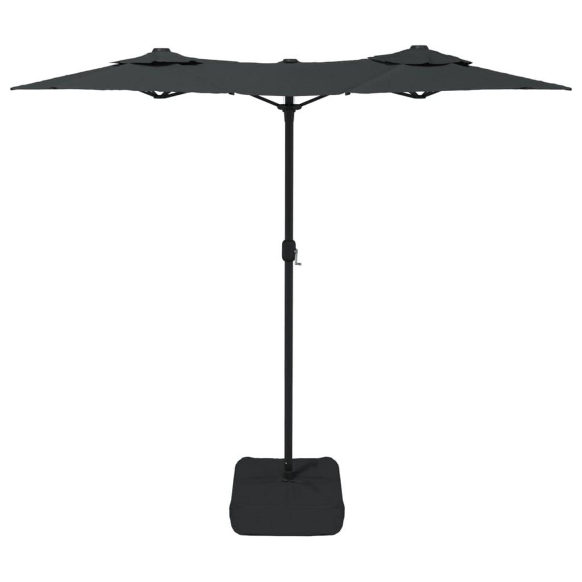 VIDAXL Parasol de jardin a double tete anthracite 316x240 cm