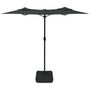 Voir la diapositive 4 : VIDAXL Parasol de jardin a double tete anthracite 316x240 cm