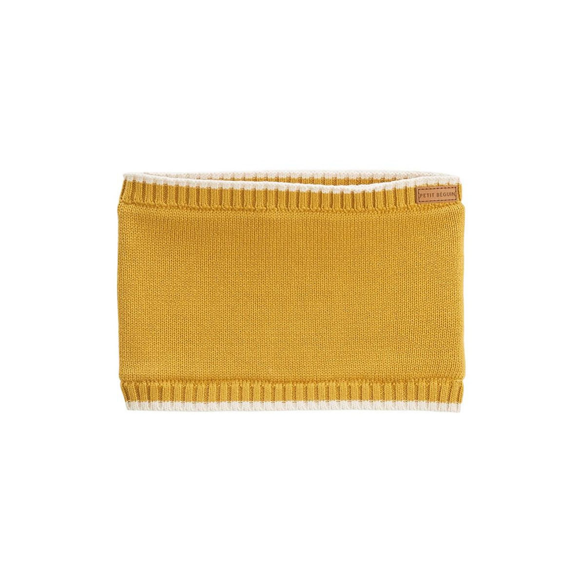 Petit Béguin Ensemble bonnet, moufles et cache-cou enfant en tricot Charly