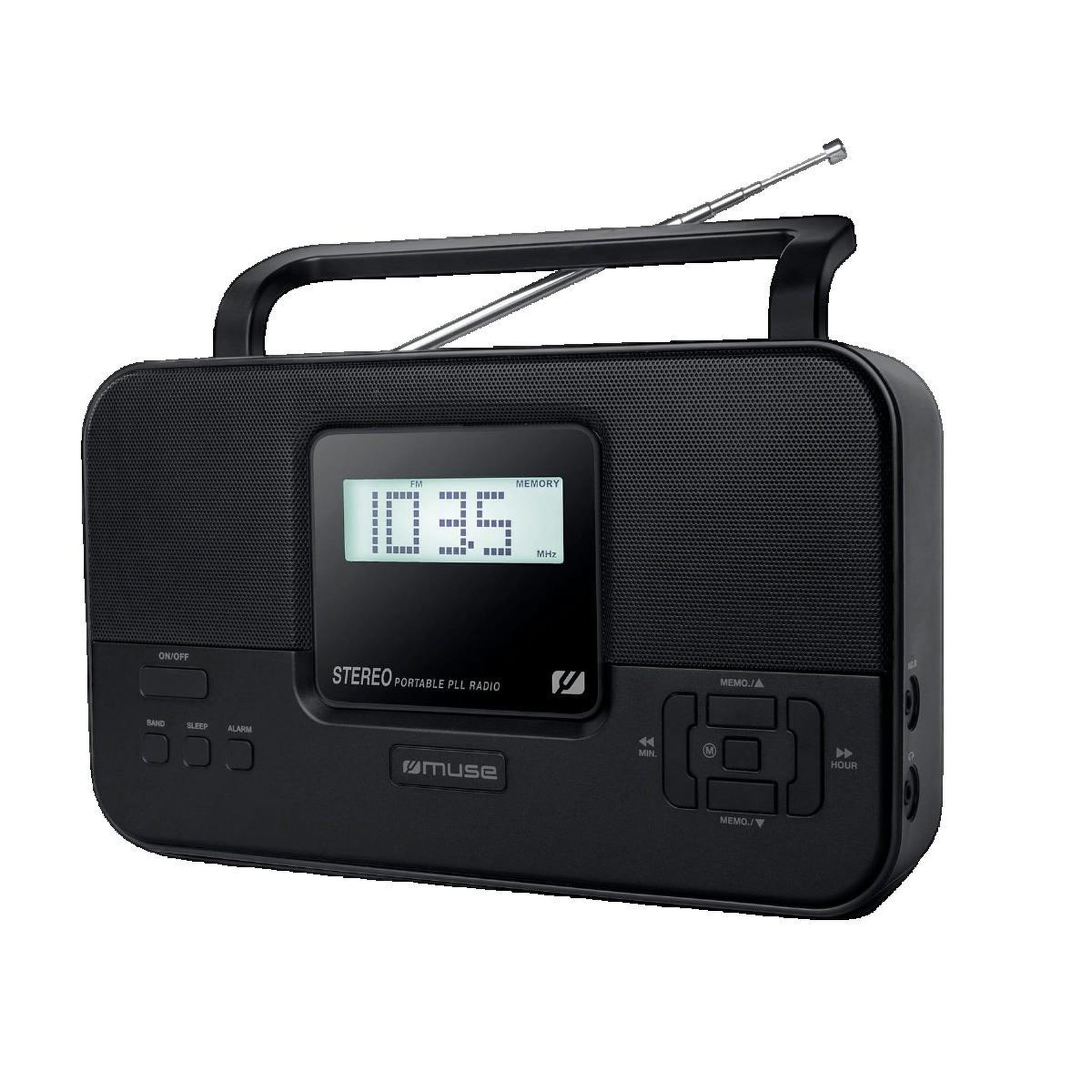 Voir la diapositive 2 : Muse Radio Muse M-087 Noir Compact et Léger