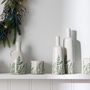 Voir la diapositive 4 : Paris Prix Vase Bouteille Déco  Ferny  40cm Vert & Blanc