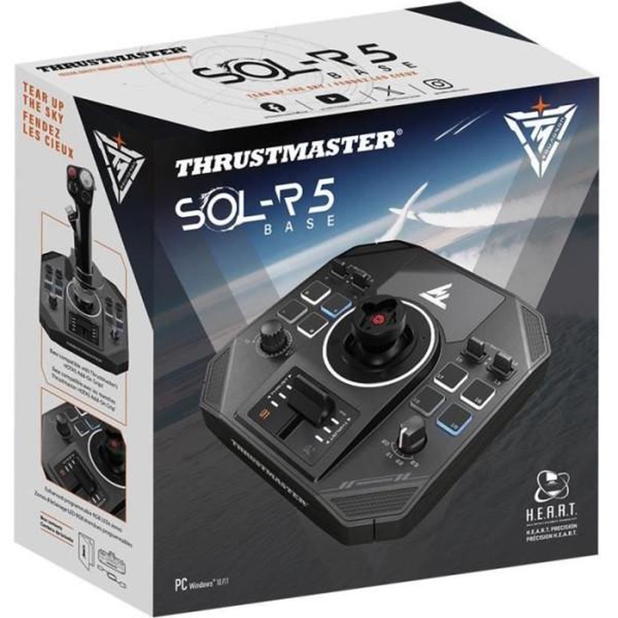 Voir la diapositive 6 : Thrustmaster Base modulaire multi-simulation - thrustmaster - technologie heart - sol-r 5 base - compatible windows 10/11 et logiciel target