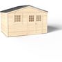 Voir la diapositive 3 : Forest Style Abri de jardin bois - 10,9m² - SHELTY