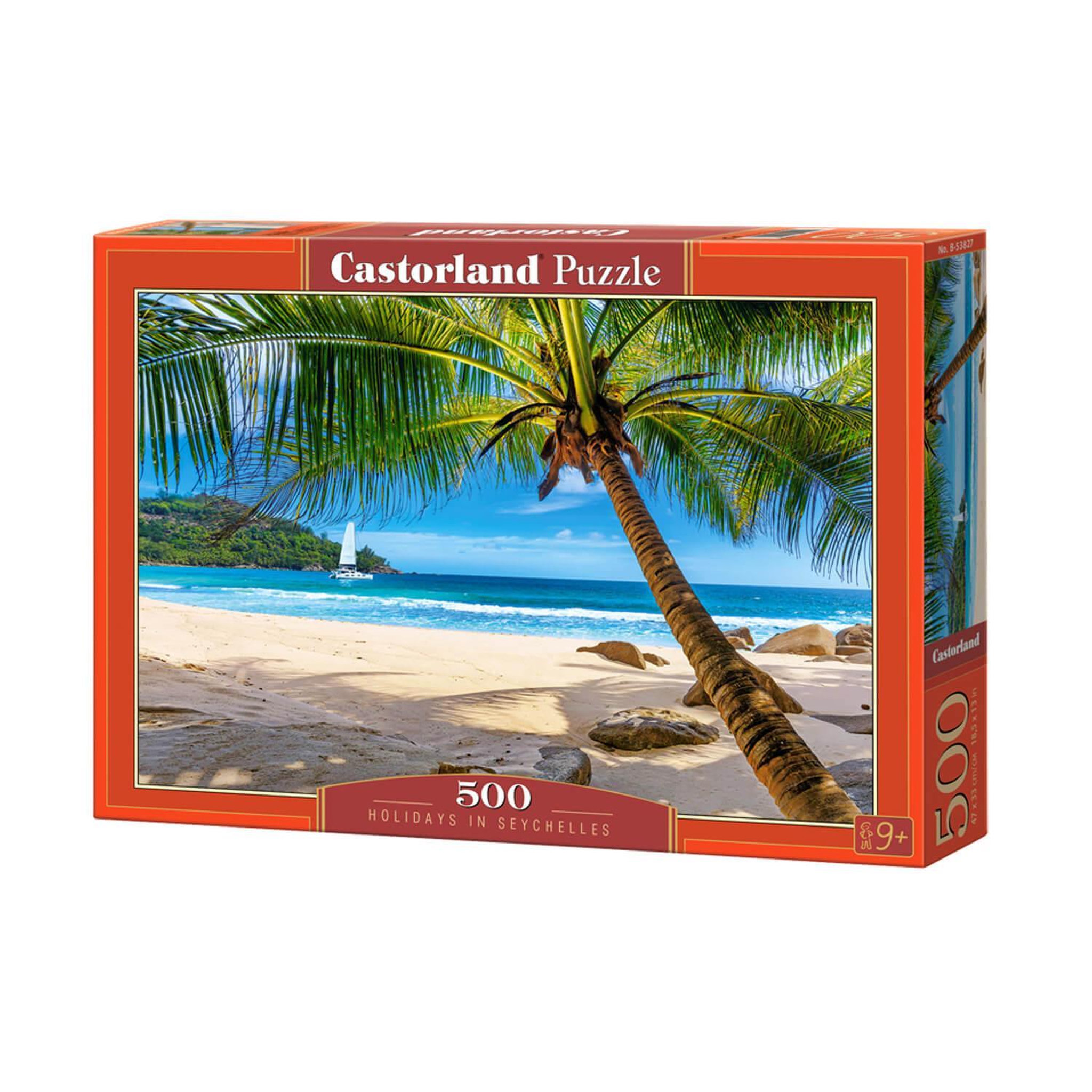 Voir la diapositive 2 : Castorland Puzzle 500 pièces : Vacances aux Seychelles