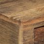 Voir la diapositive 5 : VIDAXL Table de chevet 40 x 35 x 40 cm bois de recuperation massif