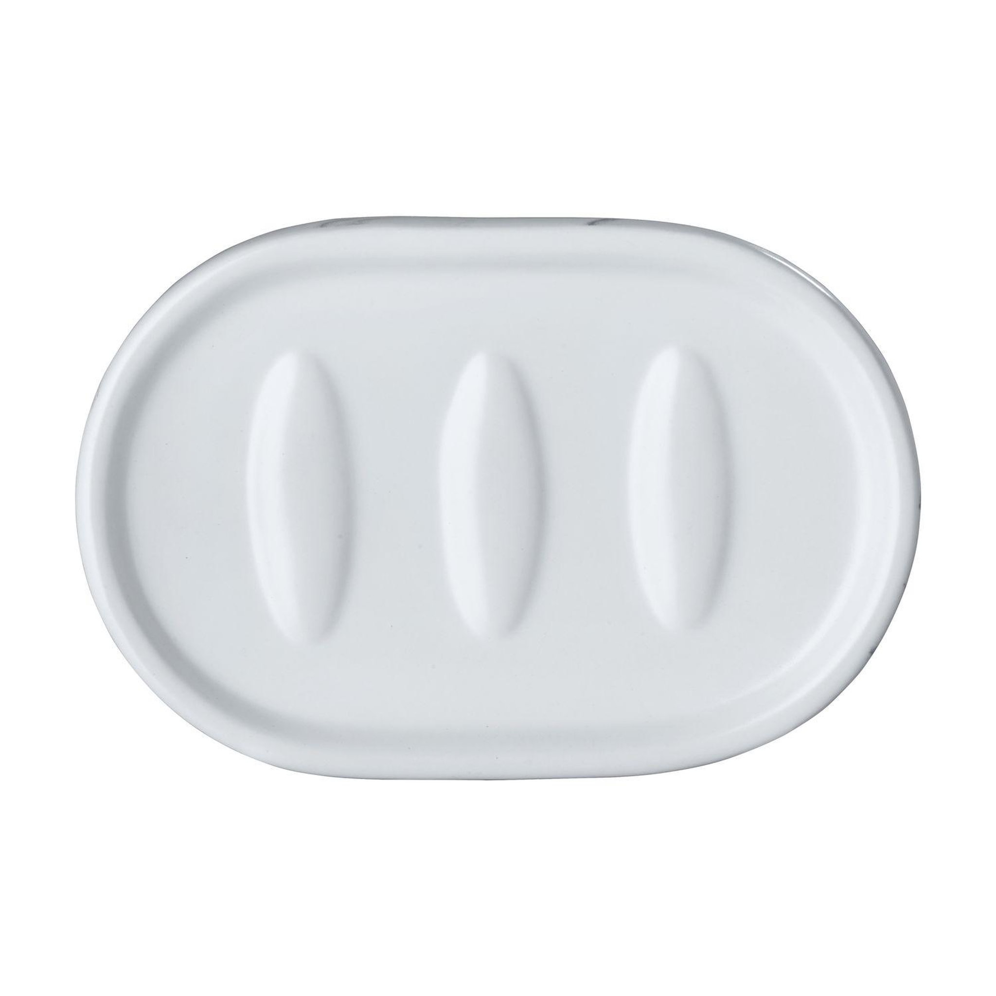 Voir la diapositive 3 : Wenko Porte savon effet marbre adrada - blanc