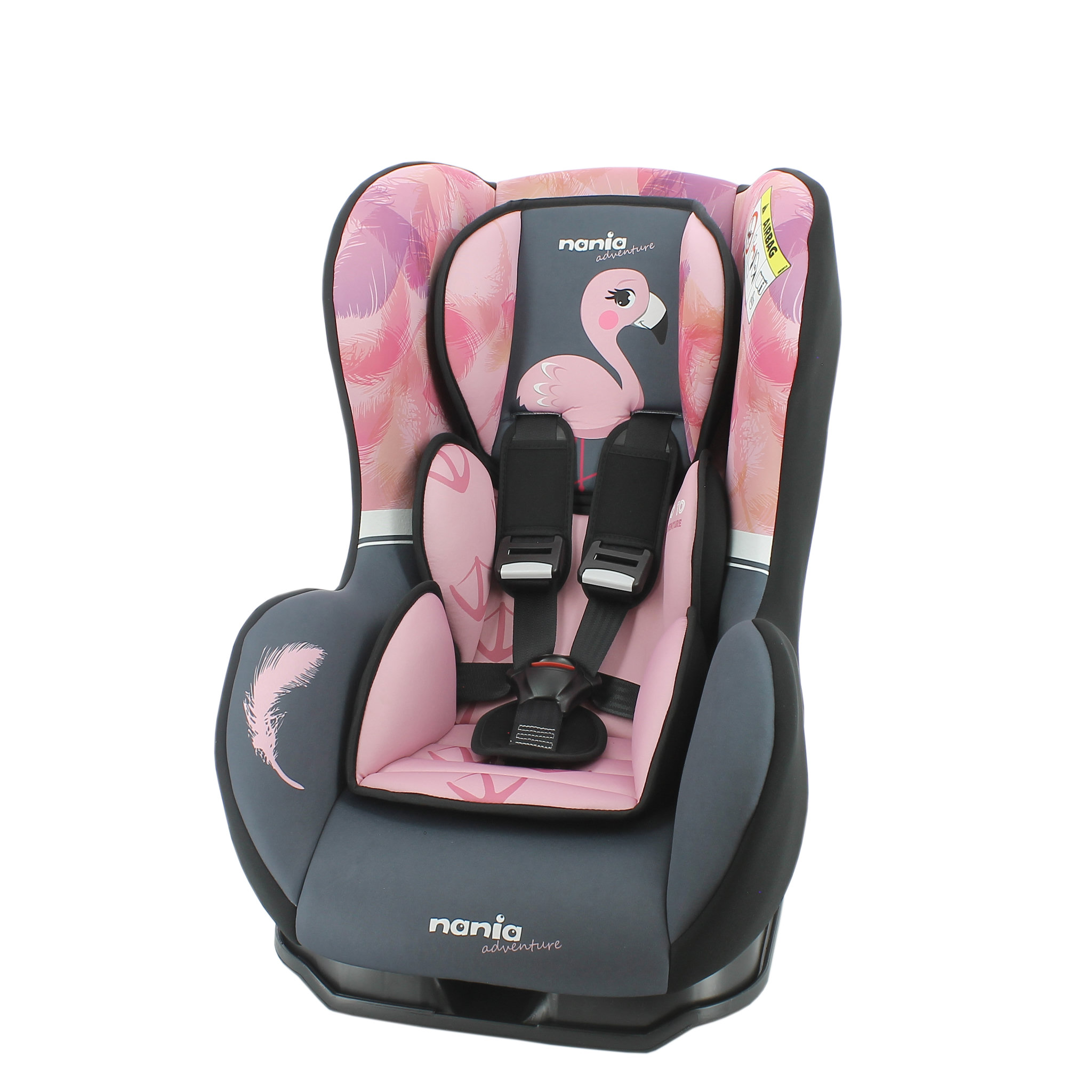 Voir la diapositive 1 : NANIA Siège auto groupe 0/1 Cosmo Flamingo