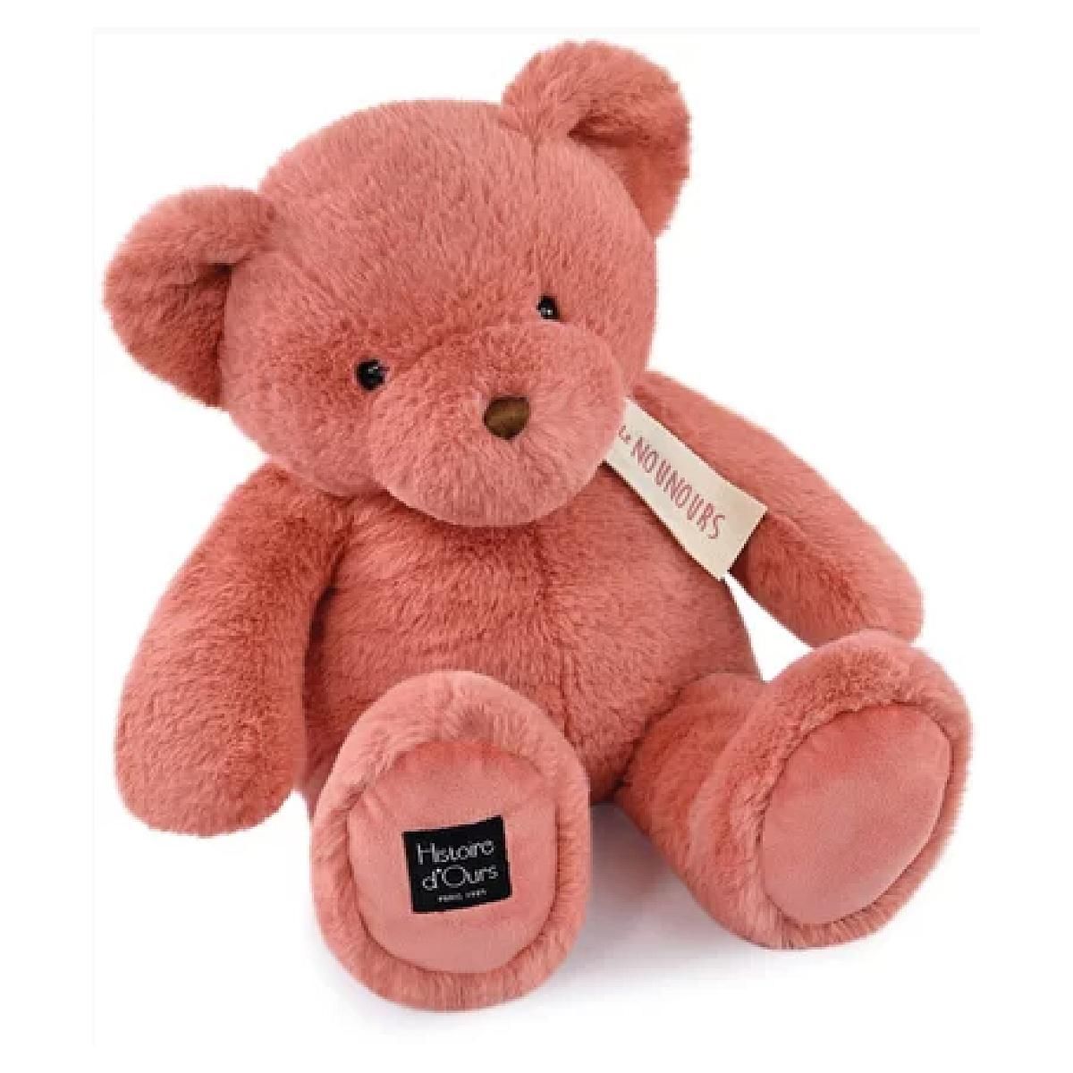 Histoire D'Ours Le Nounours rose praline - 40 Cm HO3233