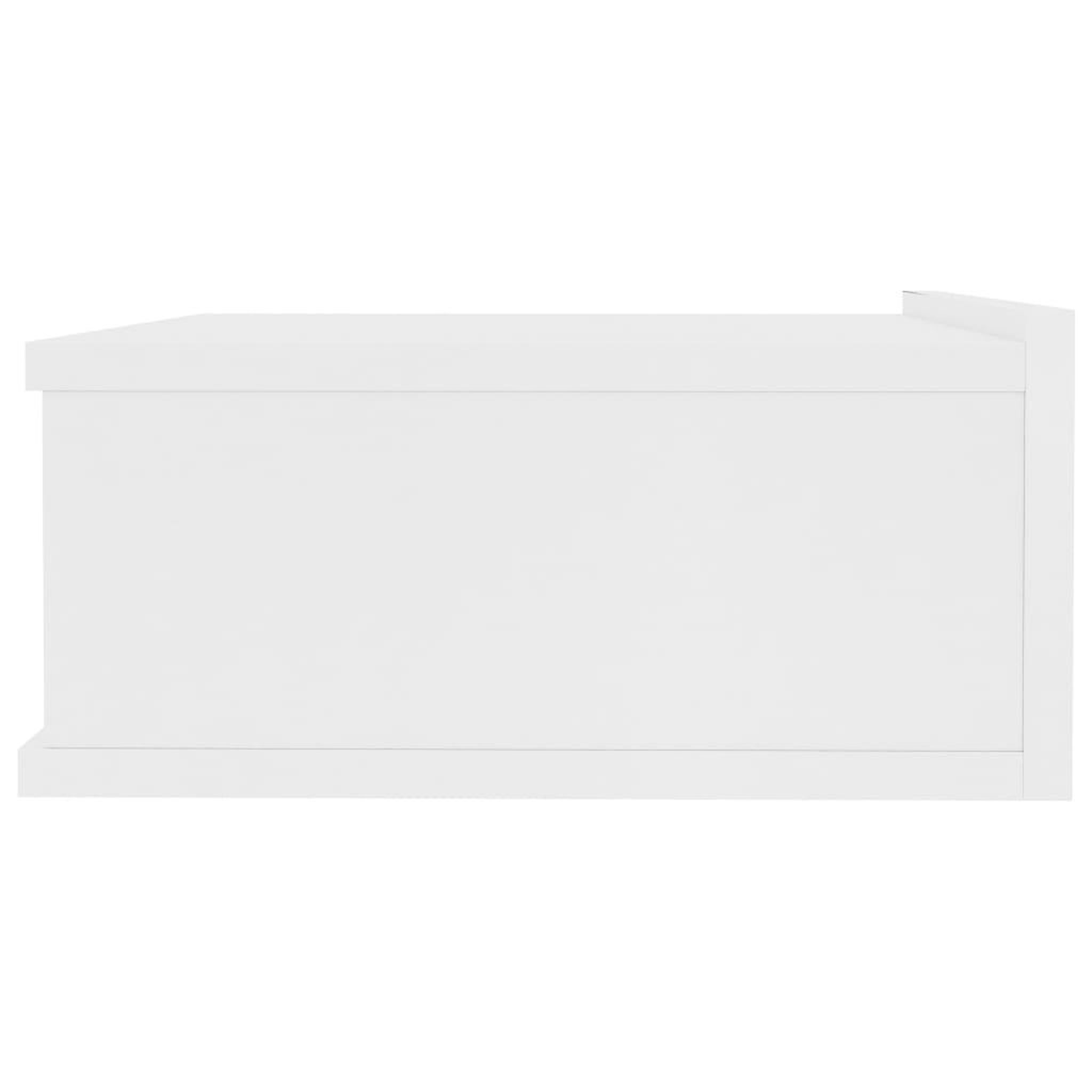 Voir la diapositive 5 : VIDAXL Tables de chevet flottantes 2 pcs Blanc bois d'ingenierie