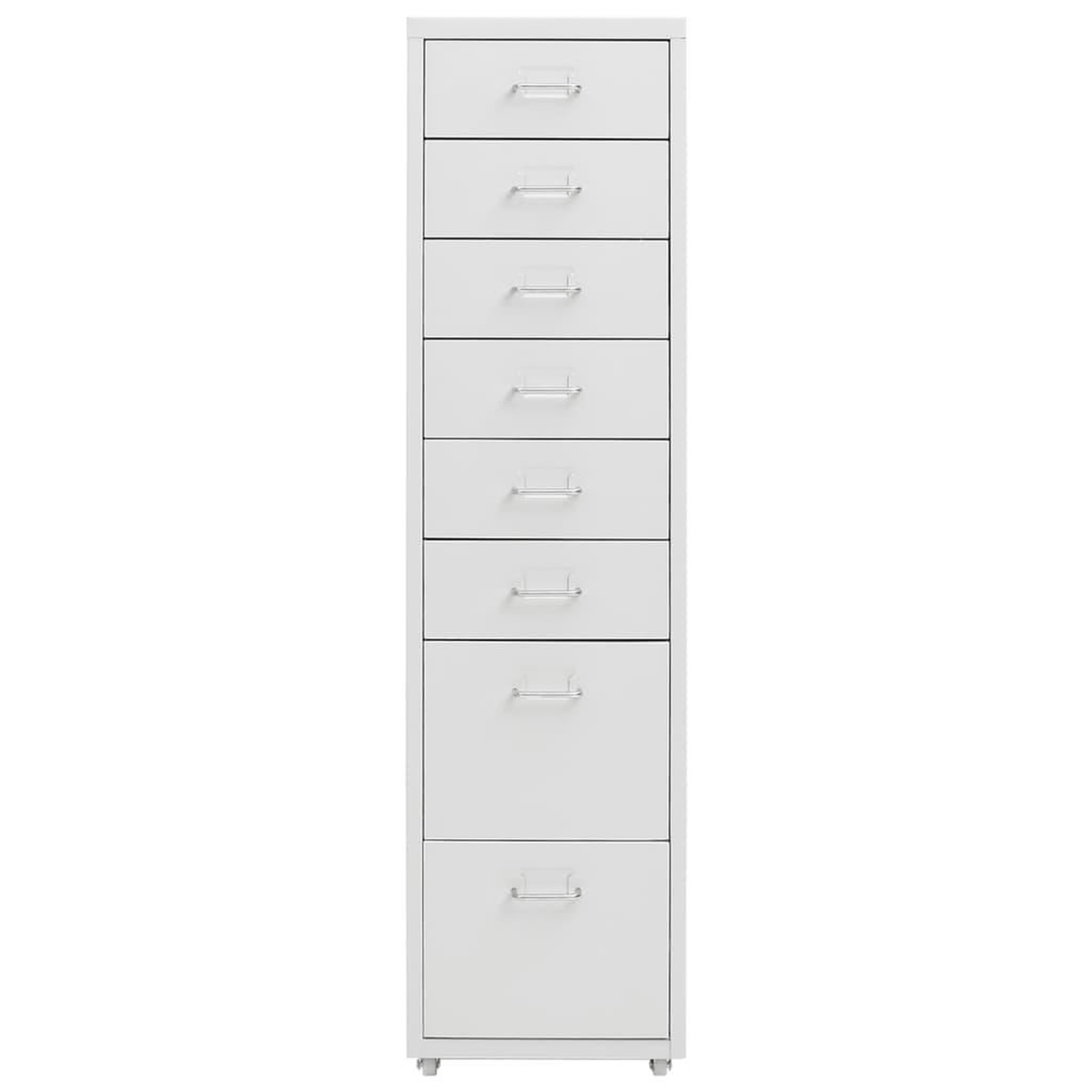 Voir la diapositive 2 : VIDAXL Classeur mobile Gris 28x41x109 cm Metal