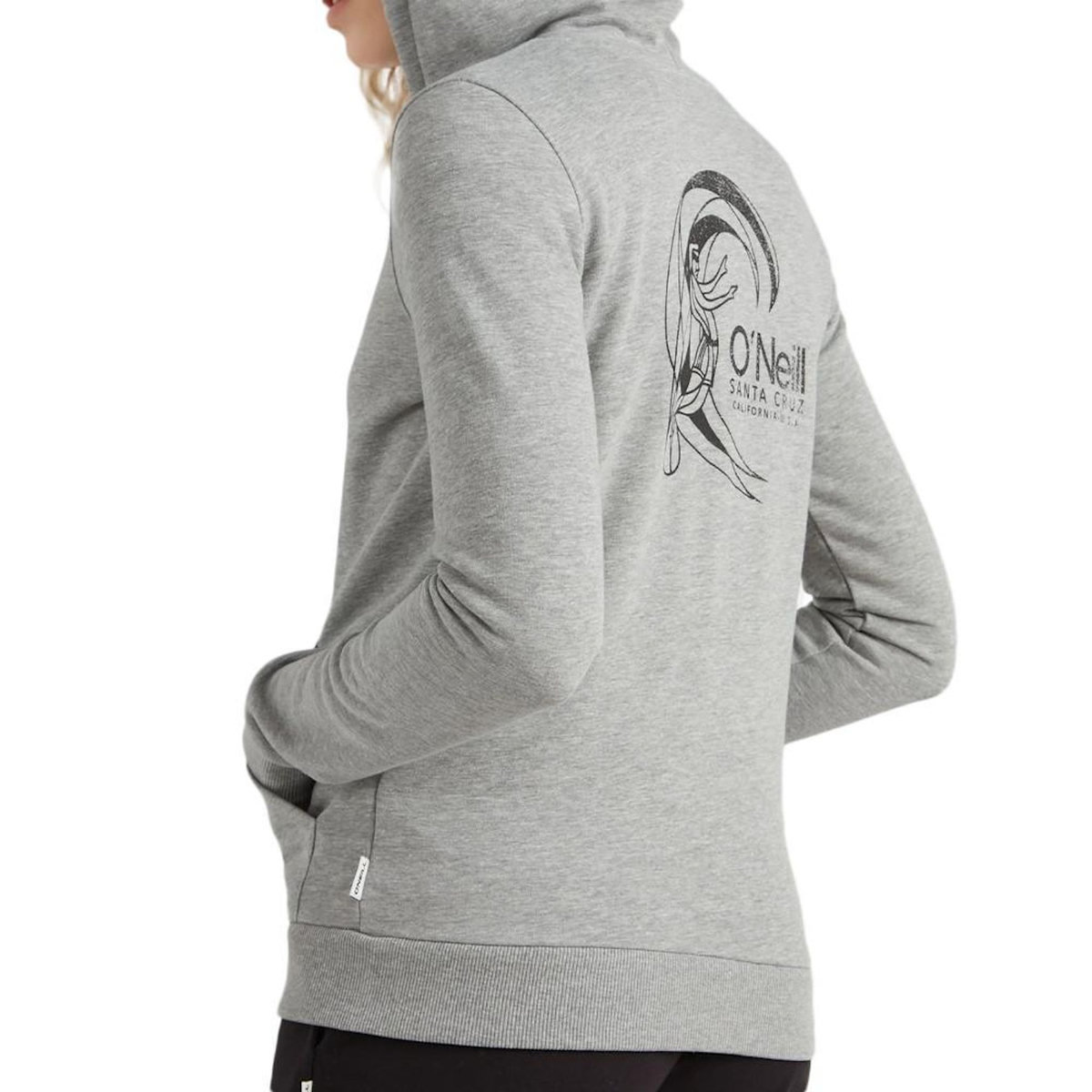 O'NEILL Sweat Zippé à capuche Gris Clair Femme O'Neill Circle Surfer