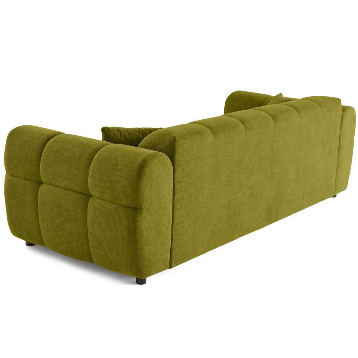 LISA DESIGN Ray - canapé droit 3 places en tissu texturé