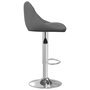 Voir la diapositive 4 : VIDAXL Tabouret de bar Gris fonce Velours