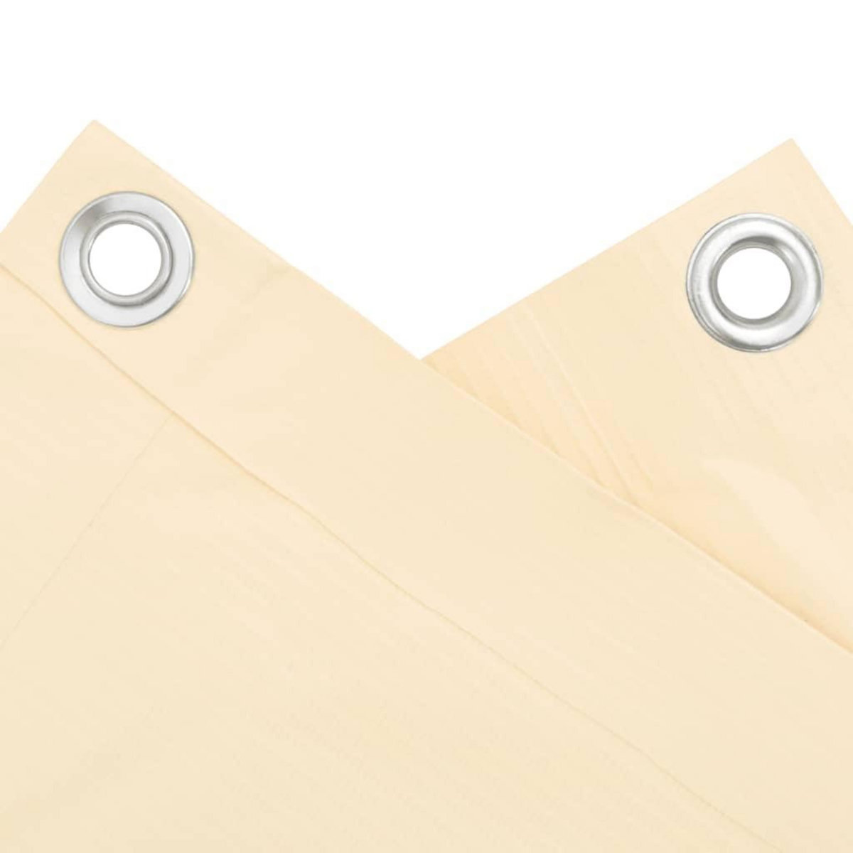 VIDAXL Ecran d'intimite de balcon creme 800x120 cm PVC