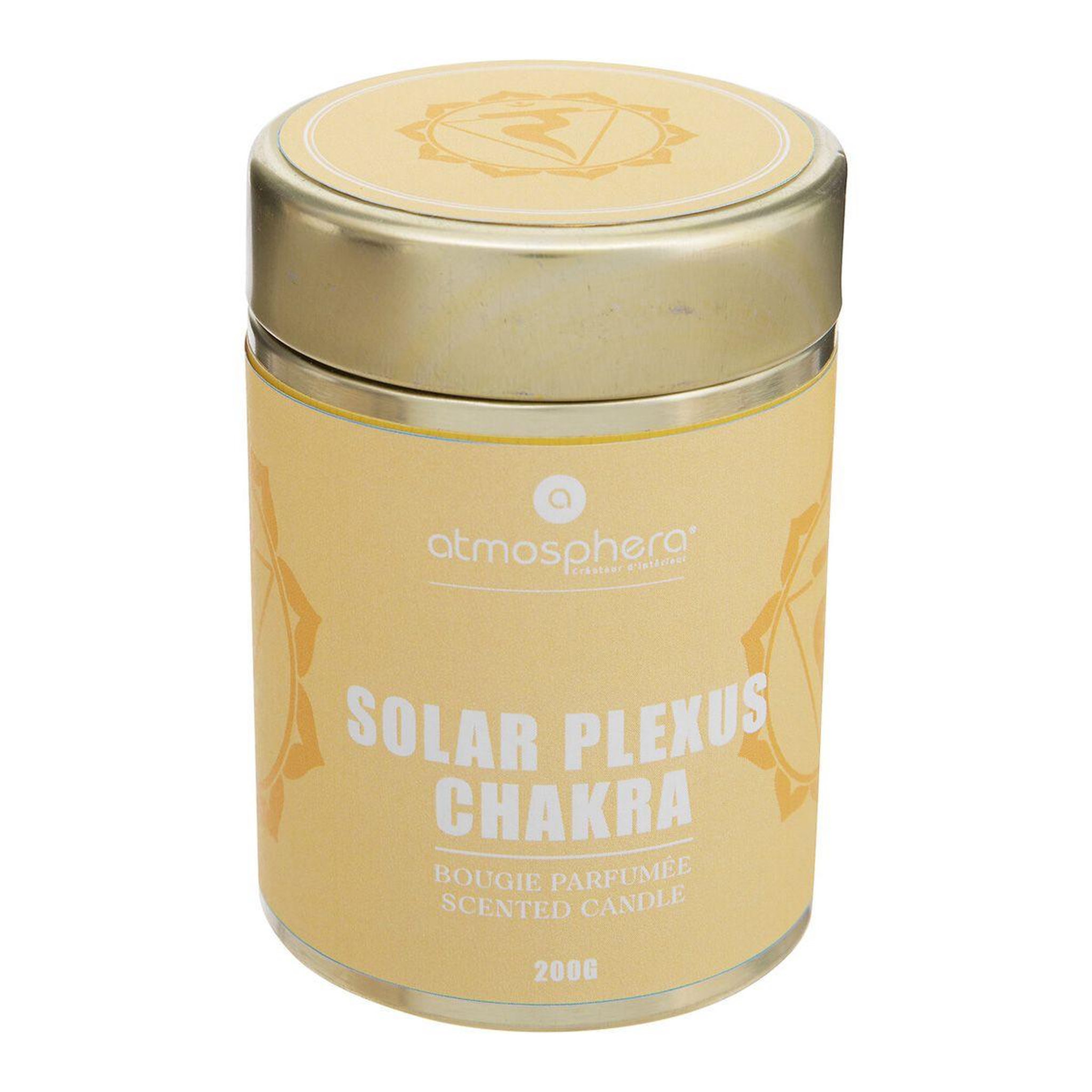 ATMOSPHERA Bougie parfumée  chakra  200g jaune plexus solaire