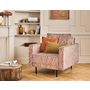Voir la diapositive 2 : LISA DESIGN Charlie - fauteuil zèbre en velours