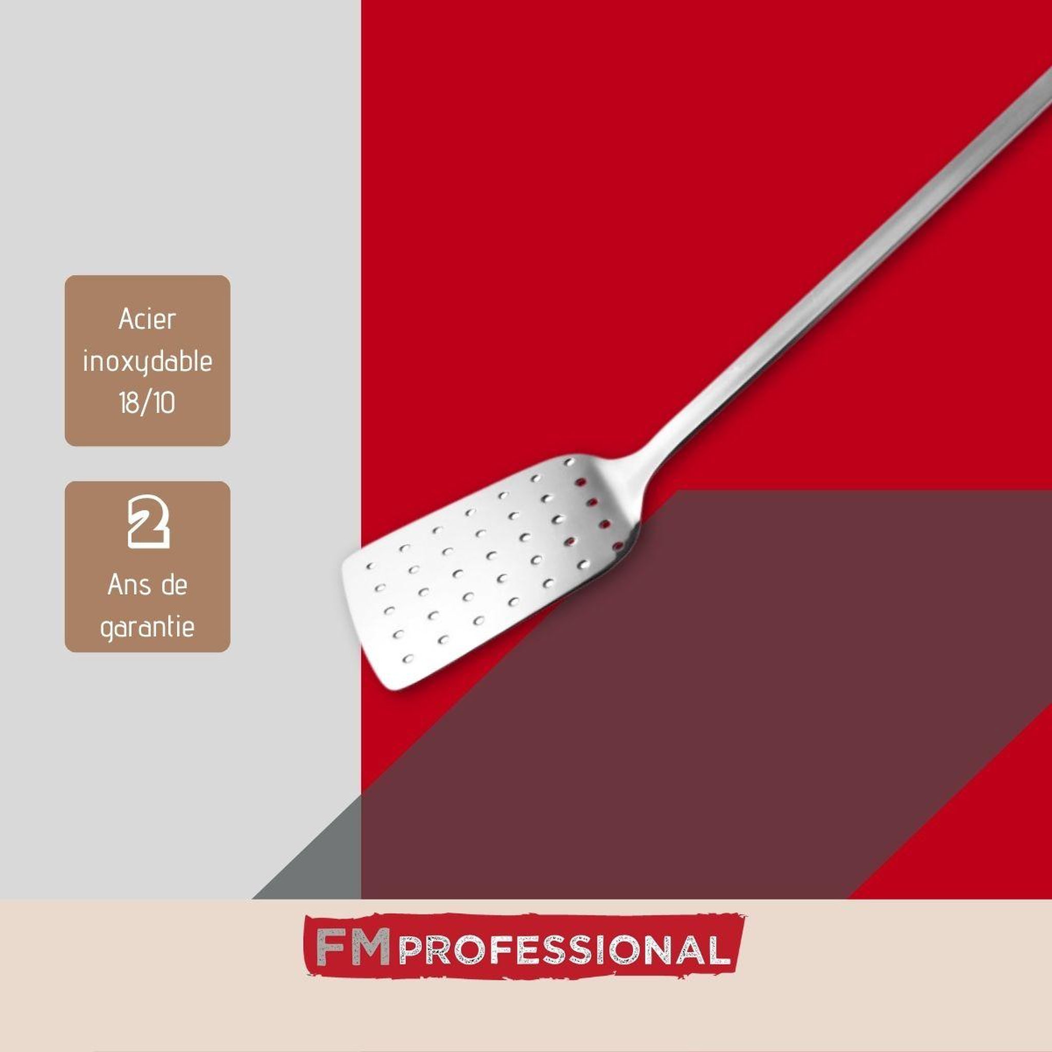 Voir la diapositive 4 : FM PROFESSIONAL Pelle de cuisine et barbecue 50,6 cm FM Professional Divers