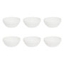 Voir la diapositive 1 : SECRET DE GOURMET Lot de 6 Bols en Verre  Helena  15cm Blanc