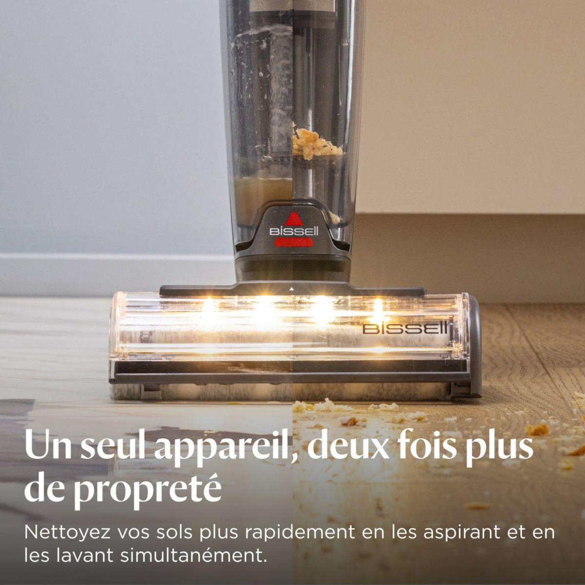 BISSELL Aspirateur laveur Crosswave Omniforce EdgeFind PRO 4345N