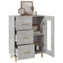 Voir la diapositive 5 : VIDAXL Buffet gris beton 69,5x34x90 cm bois d'ingenierie
