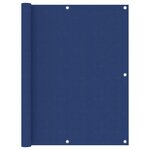 VIDAXL Ecran de balcon Bleu 120x400 cm Tissu Oxford