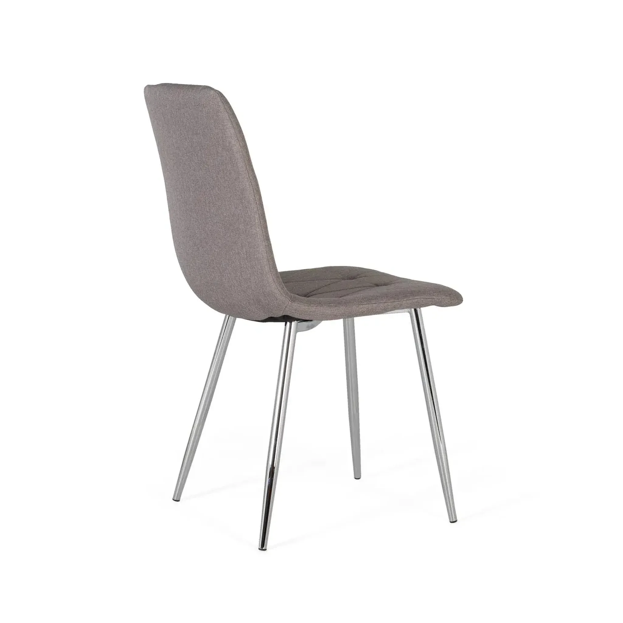 Voir la diapositive 3 : GINER Y COLOMER SL Lot de 4 chaises de tissu 57 cm style contemporain