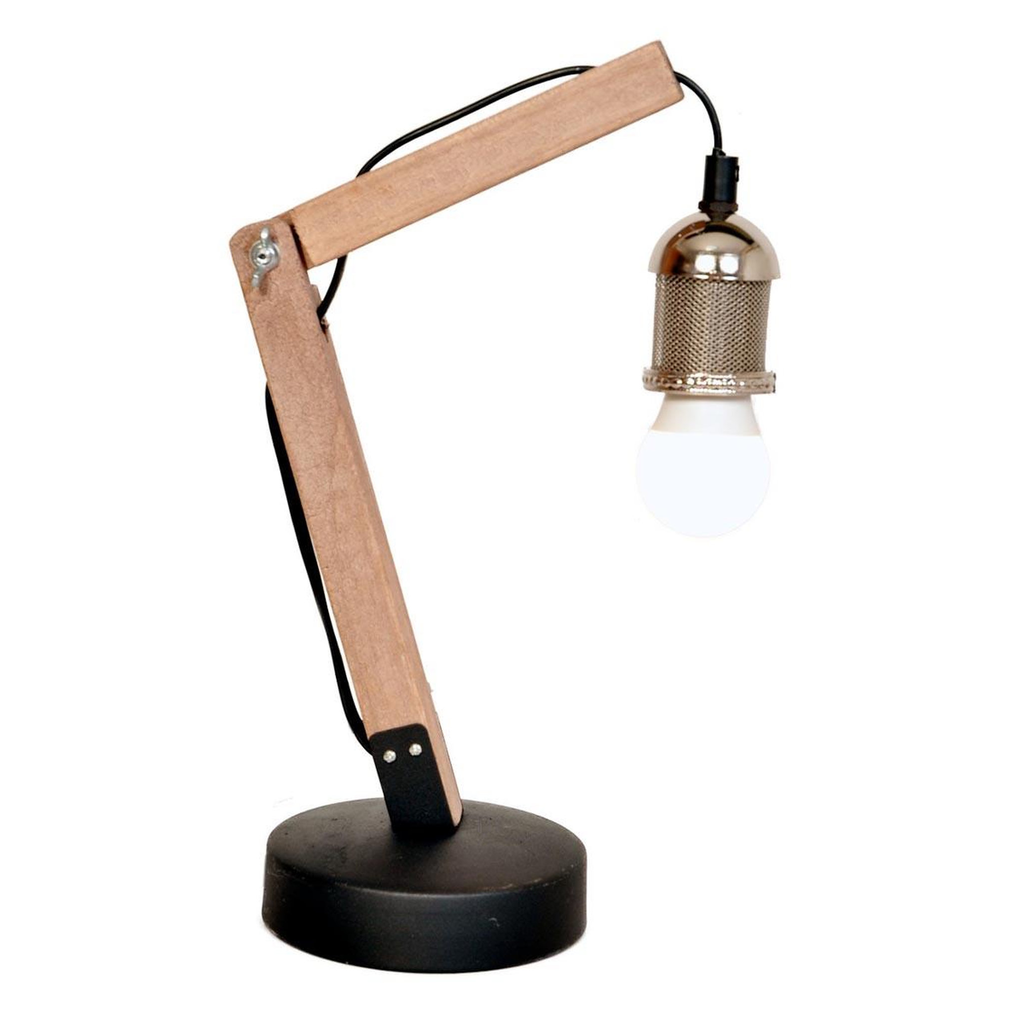 Paris Prix Lampe de Bureau en Bois  Rossa I  38cm Naturel