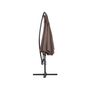 Voir la diapositive 2 : Habitat et Jardin Parasol jardin déporté Alu  Ilios  - Rond - Ø 3 m - Taupe