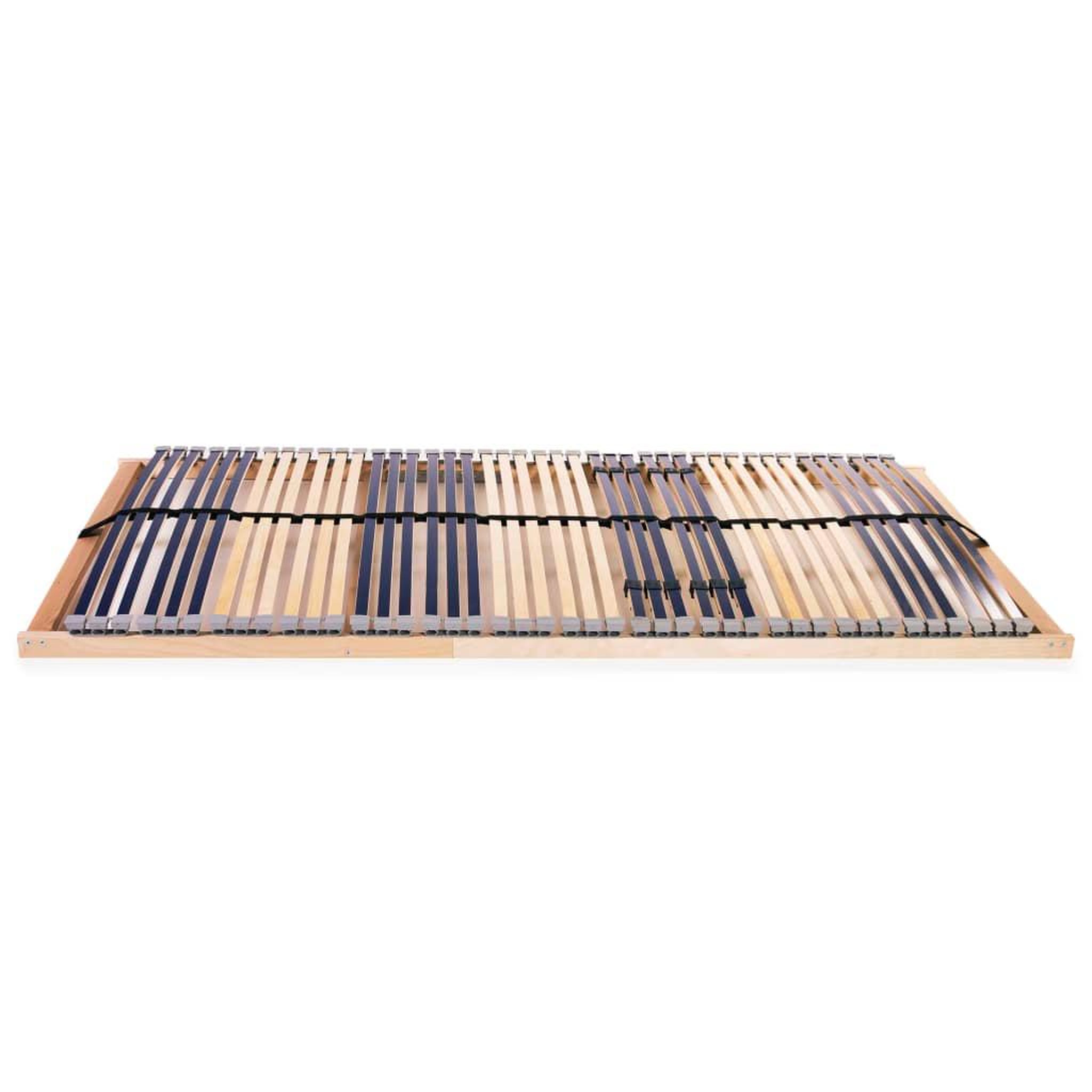 Voir la diapositive 2 : VIDAXL Sommier a lattes sans matelas avec 42 lattes 7 zones 140x200 cm