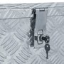 Voir la diapositive 5 : VIDAXL Boîte en aluminium 61,5 x 26,5 x 30 cm Argente