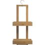 Voir la diapositive 2 : ATMOSPHERA Serviteur de douche en bambou Natureo - L. 26 x H. 61 cm - Marron