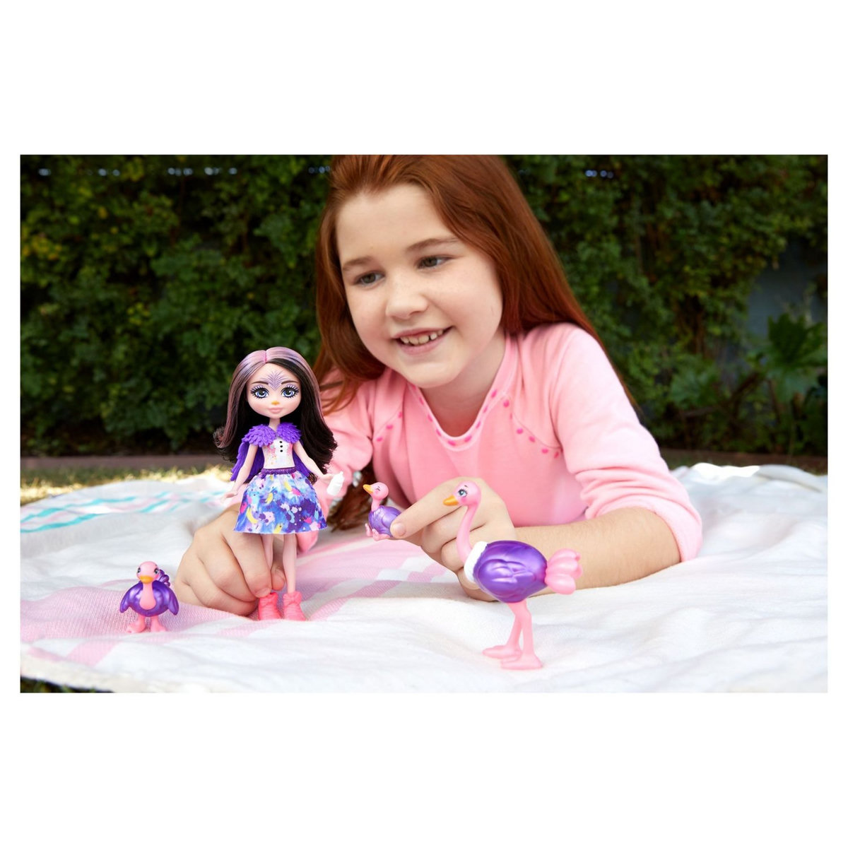 MATTEL Enchantimals famille animaux - Ofelia ostrich